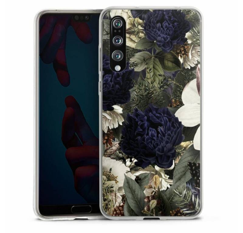 DeinDesign Handyhülle Utart Vintage Blumen Natur Blumen, Huawei P20 Pro Silikon Hülle Bumper Case Handy Schutzhülle von DeinDesign