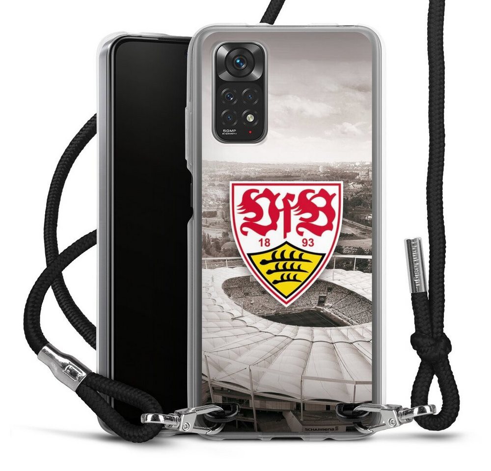 DeinDesign Handyhülle VfB Stuttgart Offizielles Lizenzprodukt Stadion VfB Stadion Grau, Xiaomi Redmi Note 11 Handykette Hülle mit Band Case zum Umhängen DeinDesign Handyhülle VfB Stuttgart Offizielles Lizenzprodukt Stadion VfB Stadion Grau, Xiaomi Redmi Note 11 Handykette Hülle mit Band Case zum Umhängen von DeinDesign