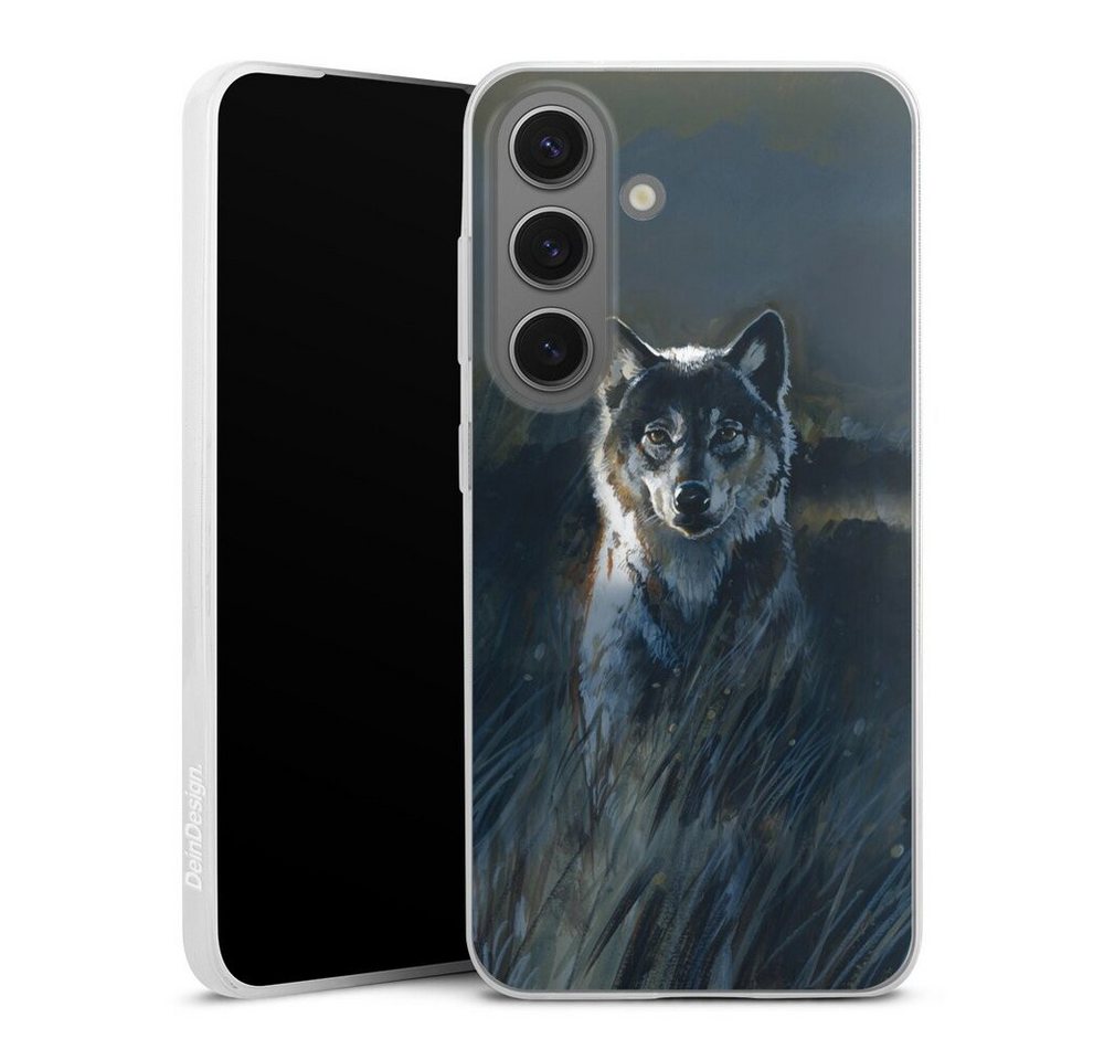 DeinDesign Handyhülle Wolf Natur Malerei Wolf 2, Samsung Galaxy S25 Slim Case Silikon Hülle Ultra Dünn Schutzhülle DeinDesign Handyhülle Wolf Natur Malerei Wolf 2, Samsung Galaxy S25 Slim Case Silikon Hülle Ultra Dünn Schutzhülle von DeinDesign