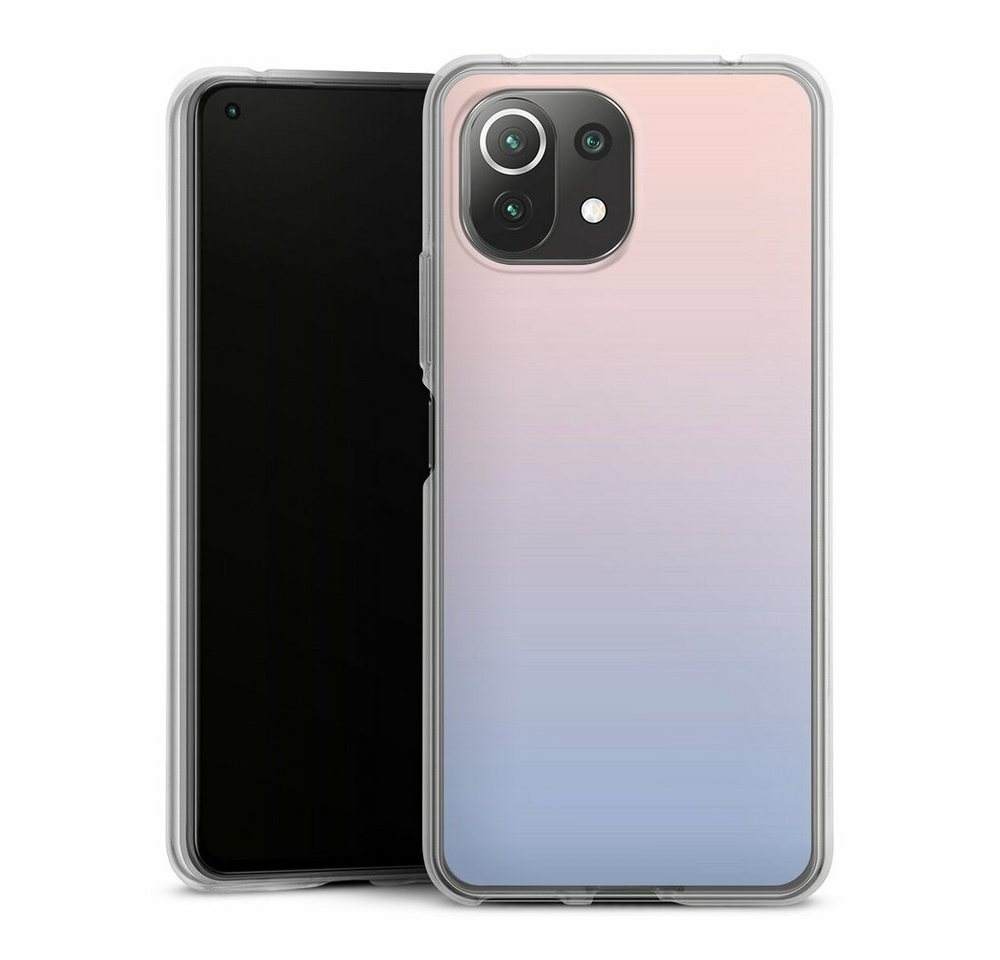 DeinDesign Handyhülle zweifarbig Pastell Farbverlauf Dawn, Xiaomi Mi 11 Lite 5G Silikon Hülle Bumper Case Handy Schutzhülle von DeinDesign