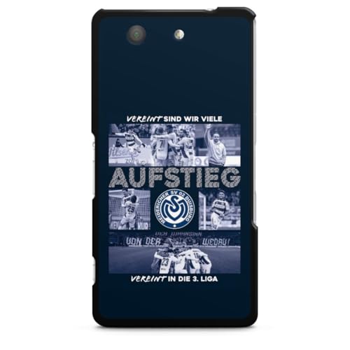 DeinDesign Hard Case kompatibel mit Sony Xperia Z3 Compact Schutzhülle schwarz Smartphone Backcover MSV Duisburg Aufstieg Offizielles Lizenzprodukt DeinDesign Hard Case kompatibel mit Sony Xperia Z3 Compact Schutzhülle schwarz Smartphone Backcover MSV Duisburg Aufstieg Offizielles Lizenzprodukt von DeinDesign