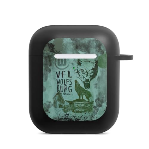 Hülle mit Karabiner kompatibel mit Apple AirPods (1. Generation) Case schwarz Schutzhülle mit Schlüsselanhänger VFL Wolfsburg Fanartikel Bundesliga Hülle mit Karabiner kompatibel mit Apple AirPods (1. Generation) Case schwarz Schutzhülle mit Schlüsselanhänger VFL Wolfsburg Fanartikel Bundesliga von DeinDesign