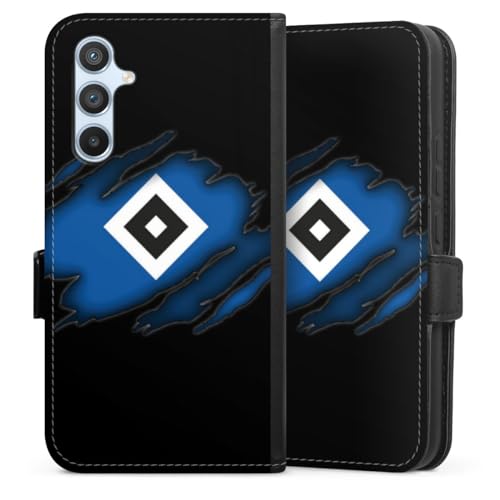 DeinDesign Klapphülle kompatibel mit Samsung Galaxy A54 5G Handyhülle aus Kunst Leder schwarz Flip Case Hamburger SV HSV Offizielles Lizenzprodukt DeinDesign Klapphülle kompatibel mit Samsung Galaxy A54 5G Handyhülle aus Kunst Leder schwarz Flip Case Hamburger SV HSV Offizielles Lizenzprodukt von DeinDesign