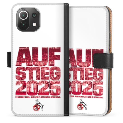 DeinDesign Klapphülle kompatibel mit Xiaomi Mi 11 Lite Handyhülle aus Kunst Leder schwarz Flip Case 1. FC Köln Aufstieg Offizielles Lizenzprodukt DeinDesign Klapphülle kompatibel mit Xiaomi Mi 11 Lite Handyhülle aus Kunst Leder schwarz Flip Case 1. FC Köln Aufstieg Offizielles Lizenzprodukt von DeinDesign