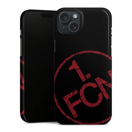 DeinDesign Premium Case kompatibel mit Apple iPhone 15 Plus Smartphone Handyhülle Schutzhülle glänzend Fanartikel 1. FCN Textur von DeinDesign