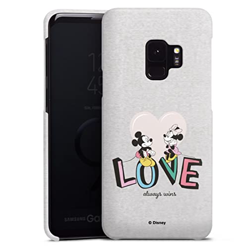 DeinDesign Premium Case kompatibel mit Samsung Galaxy S9 Duos Smartphone Handyhülle Schutzhülle matt Mickey & Minnie Mouse Liebe Disney von DeinDesign