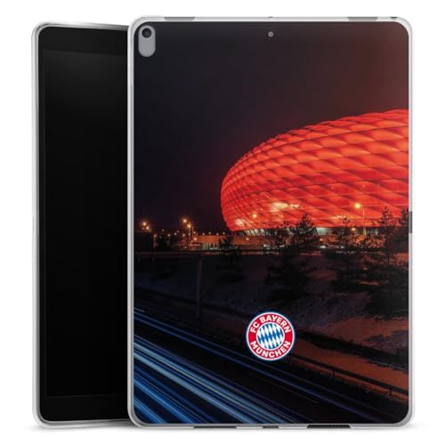 DeinDesign Silikon Hülle kompatibel mit Apple iPad Air (2019) Case Tablet Hülle FC Bayern München FCB Stadion von DeinDesign