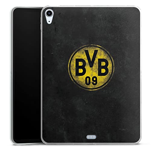 DeinDesign Silikon Hülle kompatibel mit Apple iPad Air 2020 (2020) Case Tablet Hülle Borussia Dortmund BVB Fanartikel von DeinDesign