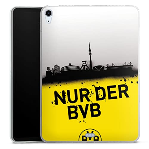 DeinDesign Silikon Hülle kompatibel mit Apple iPad Air 2020 (2020) Case Tablet Hülle Borussia Dortmund Statement BVB von DeinDesign