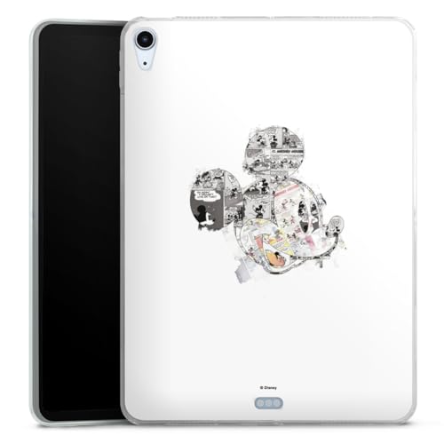 DeinDesign Silikon Hülle kompatibel mit Apple iPad Air 2020 (2020) Case Tablet Hülle Mickey Mouse Offizielles Lizenzprodukt Disney von DeinDesign