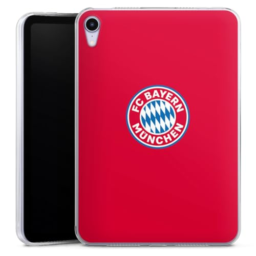 DeinDesign Silikon Hülle kompatibel mit Apple iPad Mini (2021) Case Tablet Hülle FC Bayern München FCB Logo von DeinDesign