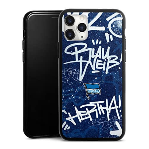 Silikon Hülle kompatibel mit Apple iPhone 11 Pro Max Case schwarz Handyhülle Hertha BSC Graffiti Offizielles Lizenzprodukt Silikon Hülle kompatibel mit Apple iPhone 11 Pro Max Case schwarz Handyhülle Hertha BSC Graffiti Offizielles Lizenzprodukt von DeinDesign