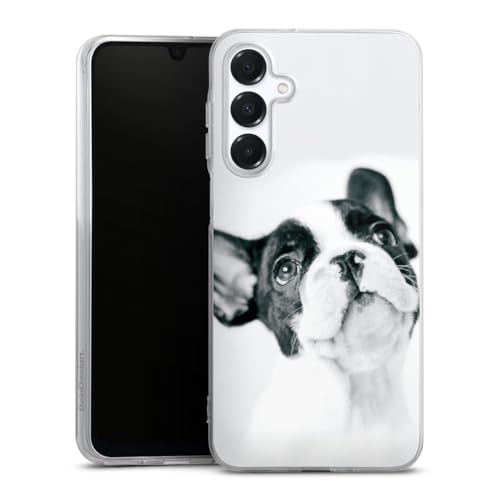 DeinDesign Silikon Hülle kompatibel mit Samsung Galaxy A16 4G Case transparent Handyhülle Hund Bulldogge Welpe DeinDesign Silikon Hülle kompatibel mit Samsung Galaxy A16 4G Case transparent Handyhülle Hund Bulldogge Welpe von DeinDesign
