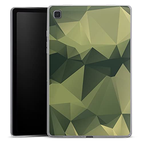 DeinDesign Silikon Hülle kompatibel mit Samsung Galaxy Tab A7 10.4 (2020) Case Tablet Hülle Camouflage Tarnmuster Men Style von DeinDesign