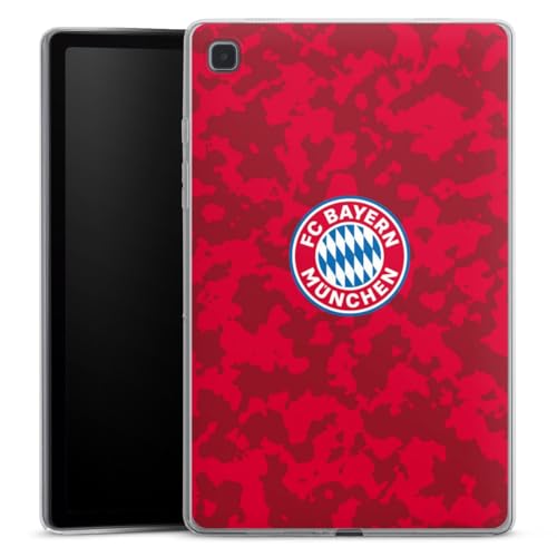 DeinDesign Silikon Hülle kompatibel mit Samsung Galaxy Tab A7 10.4 (2020) Case Tablet Hülle FC Bayern München Camouflage FCB von DeinDesign