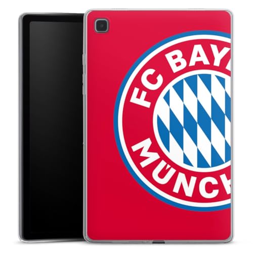 DeinDesign Silikon Hülle kompatibel mit Samsung Galaxy Tab A7 10.4 (2020) Case Tablet Hülle FC Bayern München Offizielles Lizenzprodukt FCB von DeinDesign