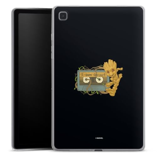 DeinDesign Silikon Hülle kompatibel mit Samsung Galaxy Tab A7 10.4 (2020) Case Tablet Hülle Groot Guardians of The Galaxy Marvel von DeinDesign
