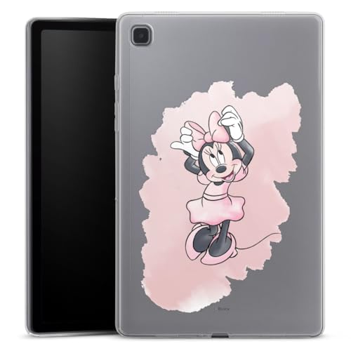 DeinDesign Silikon Hülle kompatibel mit Samsung Galaxy Tab A7 10.4 (2020) Case Tablet Hülle Mickey & Minnie Mouse Disney Motiv ohne Hintergrund von DeinDesign