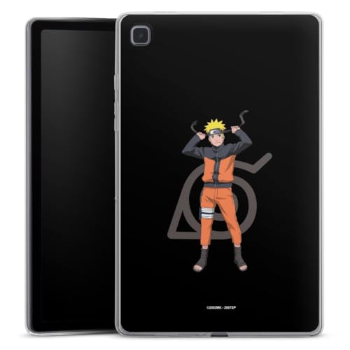 DeinDesign Silikon Hülle kompatibel mit Samsung Galaxy Tab A7 10.4 (2020) Case Tablet Hülle Naruto Shippuden Offizielles Lizenzprodukt Animeserie von DeinDesign