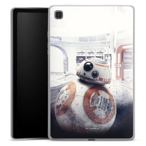 DeinDesign Silikon Hülle kompatibel mit Samsung Galaxy Tab A7 10.4 (2020) Case Tablet Hülle Star Wars Roboter Fanartikel von DeinDesign