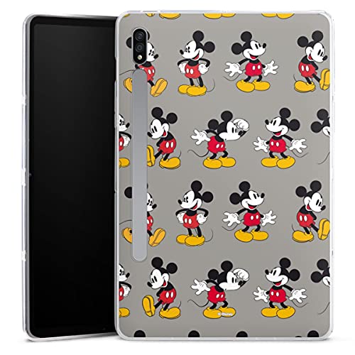DeinDesign Silikon Hülle kompatibel mit Samsung Galaxy Tab S7 (2020) Case Tablet Hülle Mickey Mouse Disney Retro von DeinDesign
