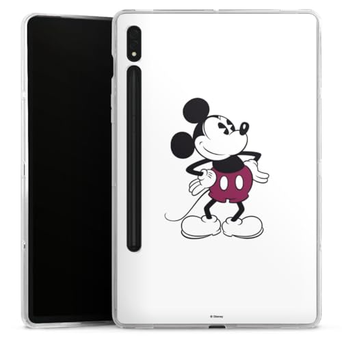 DeinDesign Silikon Hülle kompatibel mit Samsung Galaxy Tab S8 Case Tablet Hülle Mickey Mouse Offizielles Lizenzprodukt Disney von DeinDesign