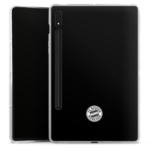 DeinDesign Silikon Hülle kompatibel mit Samsung Galaxy Tab S8 Case Tablet Hülle Offizielles Lizenzprodukt FCB FC Bayern München von DeinDesign