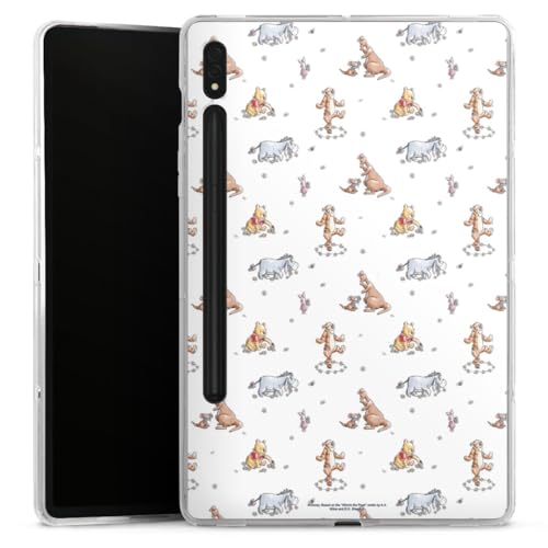 DeinDesign Silikon Hülle kompatibel mit Samsung Galaxy Tab S8 Case Tablet Hülle Winnie Puuh Disney Offizielles Lizenzprodukt von DeinDesign