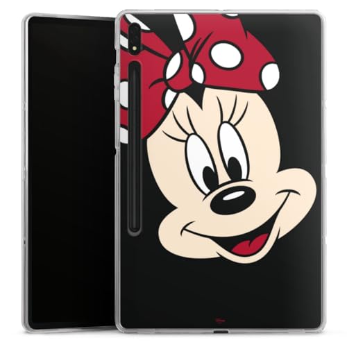 DeinDesign Silikon Hülle kompatibel mit Samsung Galaxy Tab S8 Plus Case Tablet Hülle Minnie Mouse Disney Offizielles Lizenzprodukt von DeinDesign