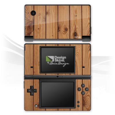 DeinDesign Skin kompatibel mit Nintendo DSi Folie Sticker Holzoptik Wald Holz von DeinDesign