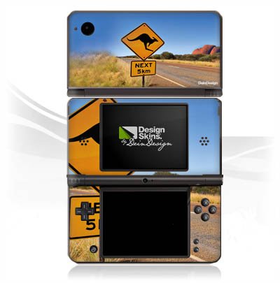 DeinDesign Skin kompatibel mit Nintendo DSi XL Folie Sticker Kangaroo Australien Strasse von DeinDesign