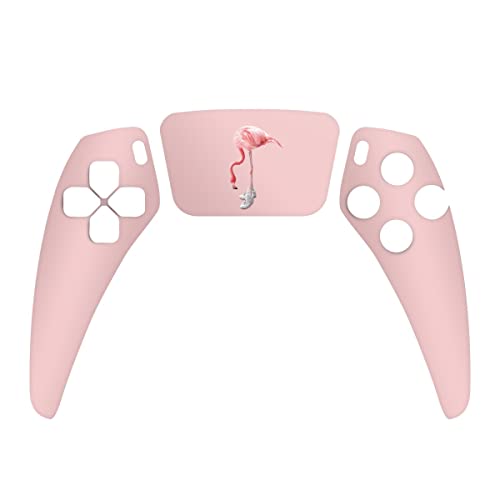 DeinDesign Skin kompatibel mit Sony Playstation 5 PS5 Controller Folie Sticker Flamingo Sneaker Tiere von DeinDesign