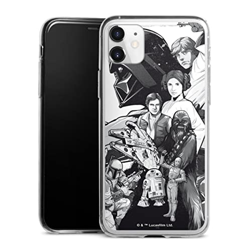 DeinDesign Slim Case extra dünn kompatibel mit Apple iPhone 11 Silikon Handyhülle transparent Hülle Darth Vader Star Wars Offizielles Lizenzprodukt DeinDesign Slim Case extra dünn kompatibel mit Apple iPhone 11 Silikon Handyhülle transparent Hülle Darth Vader Star Wars Offizielles Lizenzprodukt von DeinDesign