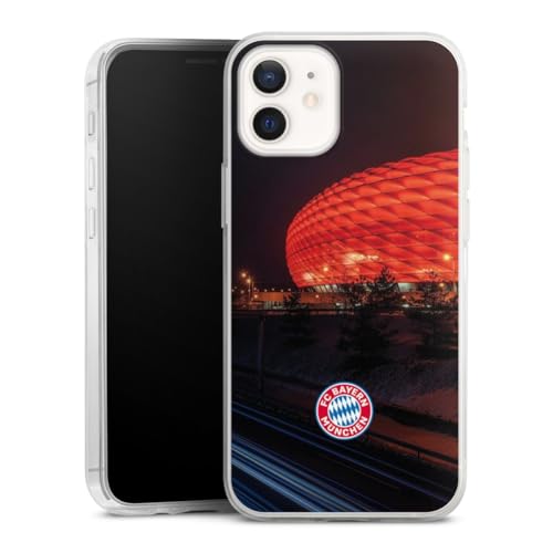 Slim Case extra dünn kompatibel mit Apple iPhone 12 Mini Silikon Handyhülle transparent Hülle FC Bayern München FCB Stadion Slim Case extra dünn kompatibel mit Apple iPhone 12 Mini Silikon Handyhülle transparent Hülle FC Bayern München FCB Stadion von DeinDesign