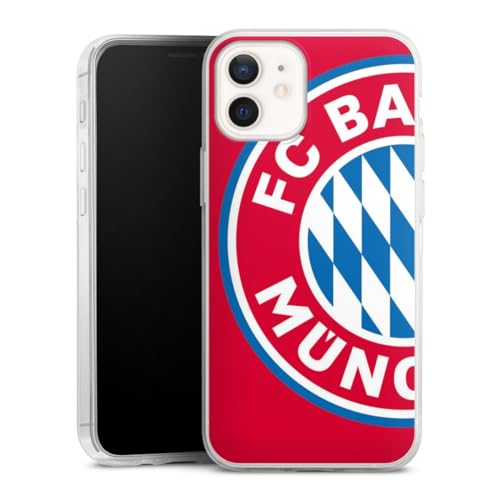 Slim Case extra dünn kompatibel mit Apple iPhone 12 Mini Silikon Handyhülle transparent Hülle FC Bayern München Offizielles Lizenzprodukt FCB Slim Case extra dünn kompatibel mit Apple iPhone 12 Mini Silikon Handyhülle transparent Hülle FC Bayern München Offizielles Lizenzprodukt FCB von DeinDesign