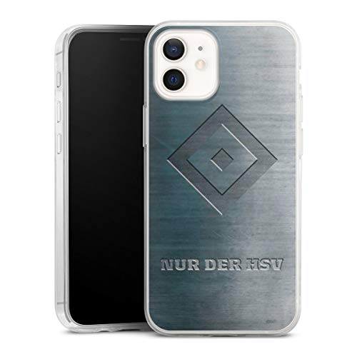 Slim Case extra dünn kompatibel mit Apple iPhone 12 Mini Silikon Handyhülle transparent Hülle HSV Hamburger SV Metallic Look Slim Case extra dünn kompatibel mit Apple iPhone 12 Mini Silikon Handyhülle transparent Hülle HSV Hamburger SV Metallic Look von DeinDesign