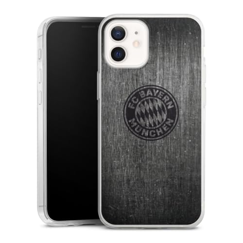 Slim Case extra dünn kompatibel mit Apple iPhone 12 Mini Silikon Handyhülle transparent Hülle Metallic Look FCB FC Bayern München Slim Case extra dünn kompatibel mit Apple iPhone 12 Mini Silikon Handyhülle transparent Hülle Metallic Look FCB FC Bayern München von DeinDesign