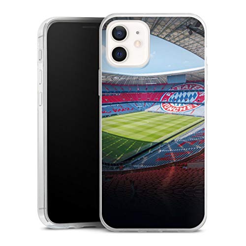 Slim Case extra dünn kompatibel mit Apple iPhone 12 Silikon Handyhülle transparent Hülle FC Bayern München FCB Stadion Slim Case extra dünn kompatibel mit Apple iPhone 12 Silikon Handyhülle transparent Hülle FC Bayern München FCB Stadion von DeinDesign