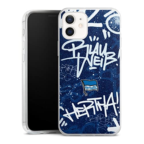 Slim Case extra dünn kompatibel mit Apple iPhone 12 Silikon Handyhülle transparent Hülle Hertha BSC Graffiti Offizielles Lizenzprodukt Slim Case extra dünn kompatibel mit Apple iPhone 12 Silikon Handyhülle transparent Hülle Hertha BSC Graffiti Offizielles Lizenzprodukt von DeinDesign