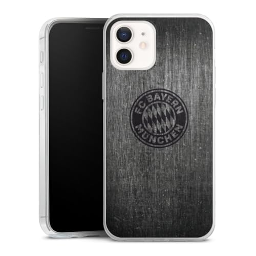DeinDesign Slim Case extra dünn kompatibel mit Apple iPhone 12 Silikon Handyhülle transparent Hülle Metallic Look FCB FC Bayern München DeinDesign Slim Case extra dünn kompatibel mit Apple iPhone 12 Silikon Handyhülle transparent Hülle Metallic Look FCB FC Bayern München von DeinDesign