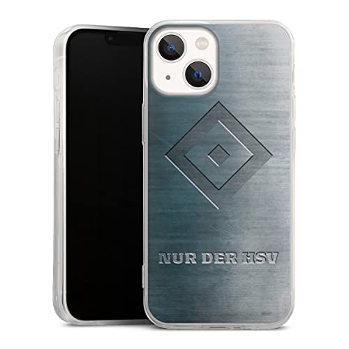 Slim Case extra dünn kompatibel mit Apple iPhone 13 Mini Silikon Handyhülle transparent Hülle HSV Hamburger SV Metallic Look Slim Case extra dünn kompatibel mit Apple iPhone 13 Mini Silikon Handyhülle transparent Hülle HSV Hamburger SV Metallic Look von DeinDesign