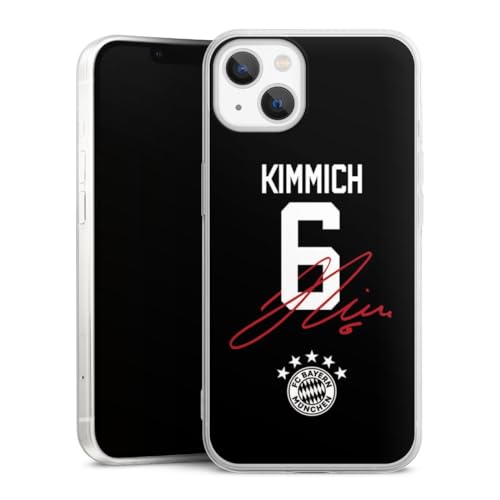Slim Case extra dünn kompatibel mit Apple iPhone 13 Silikon Handyhülle transparent Hülle FC Bayern München FCB Kimmich Slim Case extra dünn kompatibel mit Apple iPhone 13 Silikon Handyhülle transparent Hülle FC Bayern München FCB Kimmich von DeinDesign