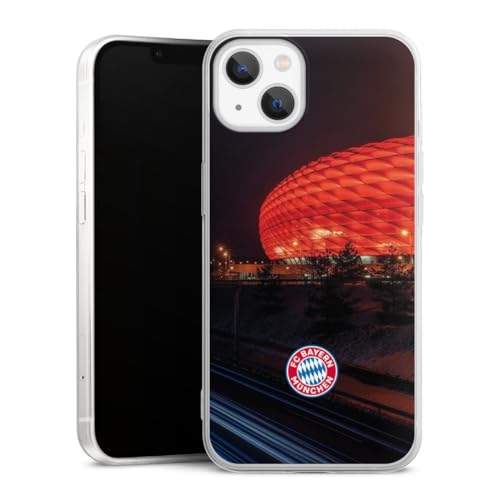 Slim Case extra dünn kompatibel mit Apple iPhone 13 Silikon Handyhülle transparent Hülle FC Bayern München FCB Stadion Slim Case extra dünn kompatibel mit Apple iPhone 13 Silikon Handyhülle transparent Hülle FC Bayern München FCB Stadion von DeinDesign