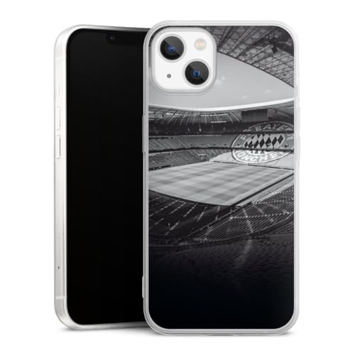 DeinDesign Slim Case extra dünn kompatibel mit Apple iPhone 13 Silikon Handyhülle transparent Hülle FC Bayern München FCB Stadion DeinDesign Slim Case extra dünn kompatibel mit Apple iPhone 13 Silikon Handyhülle transparent Hülle FC Bayern München FCB Stadion von DeinDesign