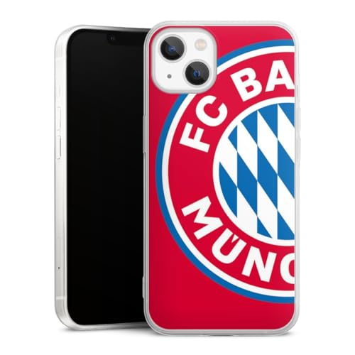 Slim Case extra dünn kompatibel mit Apple iPhone 13 Silikon Handyhülle transparent Hülle FC Bayern München Offizielles Lizenzprodukt FCB Slim Case extra dünn kompatibel mit Apple iPhone 13 Silikon Handyhülle transparent Hülle FC Bayern München Offizielles Lizenzprodukt FCB von DeinDesign