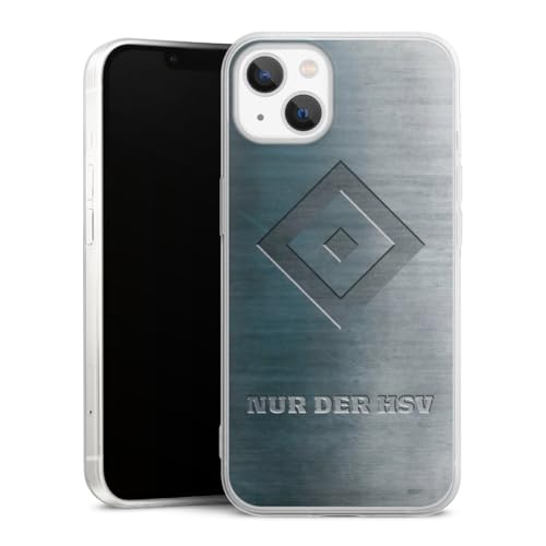 Slim Case extra dünn kompatibel mit Apple iPhone 13 Silikon Handyhülle transparent Hülle HSV Hamburger SV Metallic Look Slim Case extra dünn kompatibel mit Apple iPhone 13 Silikon Handyhülle transparent Hülle HSV Hamburger SV Metallic Look von DeinDesign