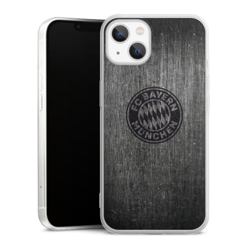 DeinDesign Slim Case extra dünn kompatibel mit Apple iPhone 13 Silikon Handyhülle transparent Hülle Metallic Look FCB FC Bayern München DeinDesign Slim Case extra dünn kompatibel mit Apple iPhone 13 Silikon Handyhülle transparent Hülle Metallic Look FCB FC Bayern München von DeinDesign