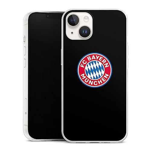 Slim Case extra dünn kompatibel mit Apple iPhone 14 Silikon Handyhülle transparent Hülle FC Bayern München Offizielles Lizenzprodukt Bundesliga Slim Case extra dünn kompatibel mit Apple iPhone 14 Silikon Handyhülle transparent Hülle FC Bayern München Offizielles Lizenzprodukt Bundesliga von DeinDesign