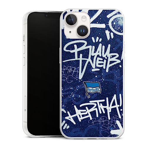 Slim Case extra dünn kompatibel mit Apple iPhone 14 Silikon Handyhülle transparent Hülle Hertha BSC Graffiti Offizielles Lizenzprodukt Slim Case extra dünn kompatibel mit Apple iPhone 14 Silikon Handyhülle transparent Hülle Hertha BSC Graffiti Offizielles Lizenzprodukt von DeinDesign