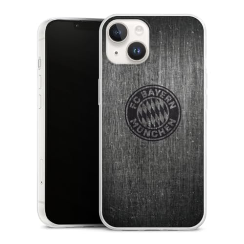 DeinDesign Slim Case extra dünn kompatibel mit Apple iPhone 14 Silikon Handyhülle transparent Hülle Metallic Look FCB FC Bayern München DeinDesign Slim Case extra dünn kompatibel mit Apple iPhone 14 Silikon Handyhülle transparent Hülle Metallic Look FCB FC Bayern München von DeinDesign